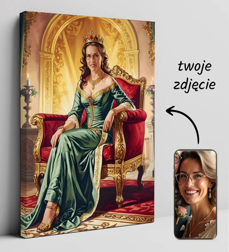 Portrait of the Queen at the Birthday in the Royal Style — design gallery image 1