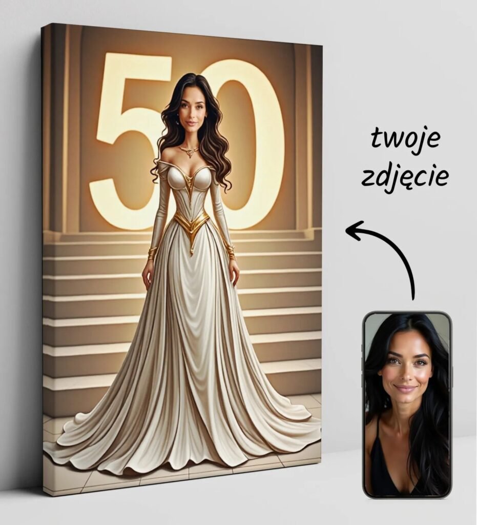 Caricature of a Woman as a Goddess – a Unique Birthday Gift — design gallery image 1