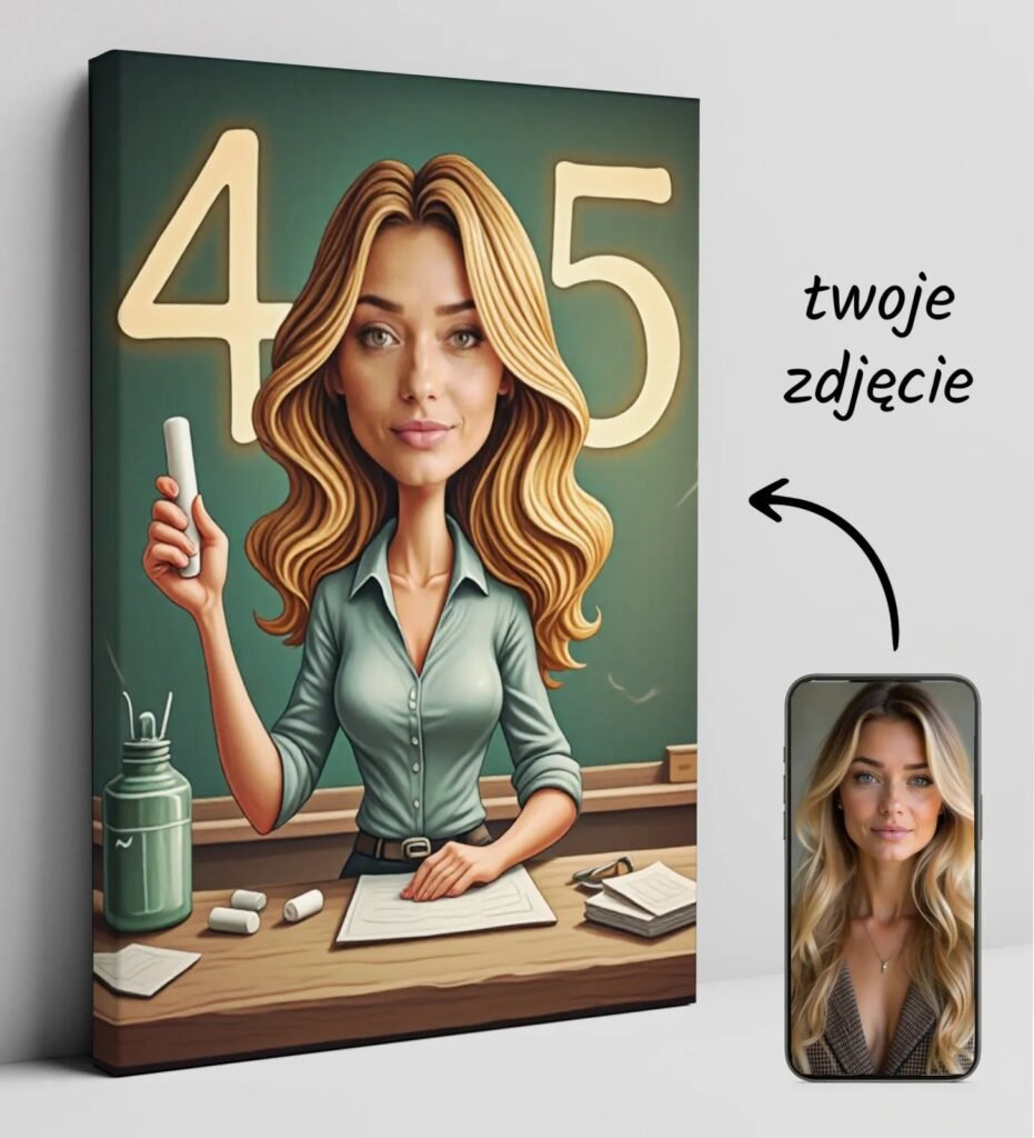 Teacher's caricature — design gallery image 1
